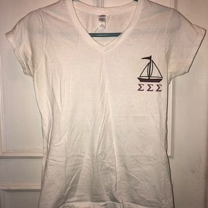 Vneck Tri Sigma shirt